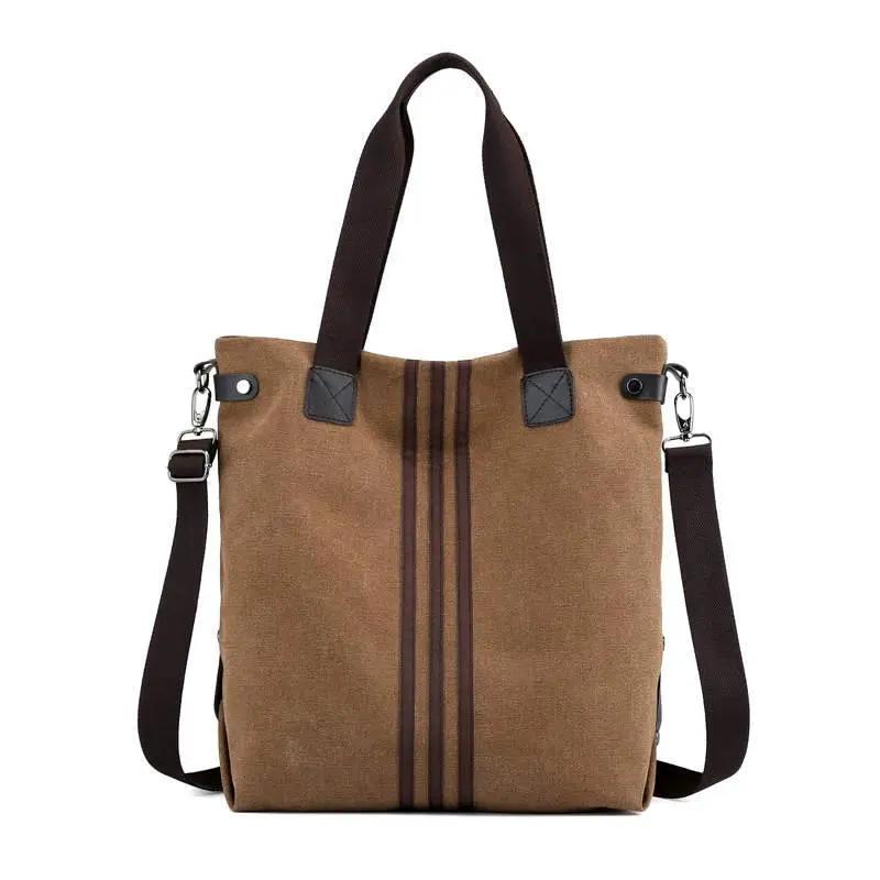 Kelly Canvas Tote Bag with Adjustable Strap and Double Top Handles - Love Salve